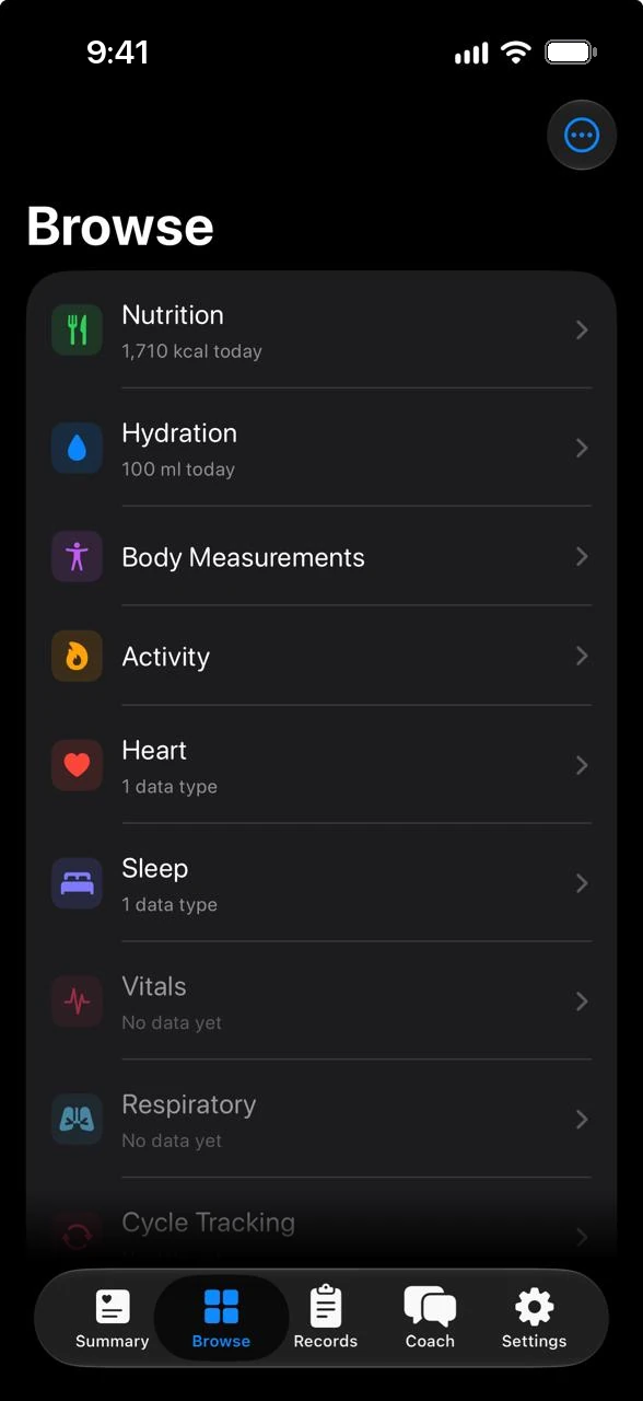 Ayuvo Browse list of health categories